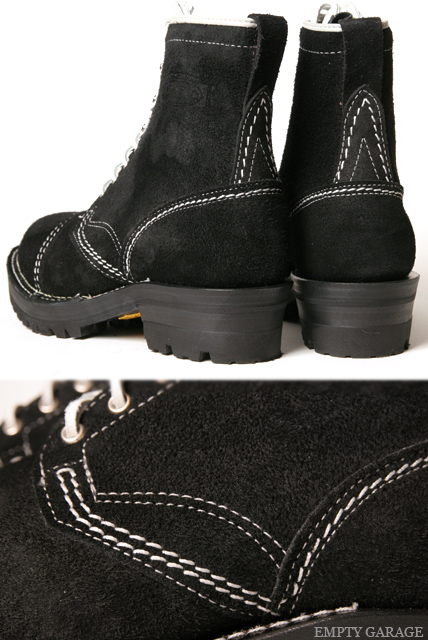 WESCO BOOTS JOBMASTER BKラフアウト 8 ALL WHTステッチ