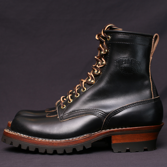 ホワイツブーツ スモークジャンパー セミドレス木型 WHITE'S BOOTS SMOKE JUMPER custom Chromexcel Black