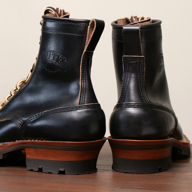 ホワイツブーツ スモークジャンパー セミドレス木型 WHITE'S BOOTS SMOKE JUMPER custom Chromexcel Black