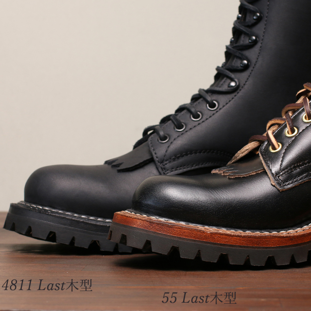 ホワイツブーツ スモークジャンパー セミドレス木型 WHITE'S BOOTS SMOKE JUMPER custom Chromexcel Black