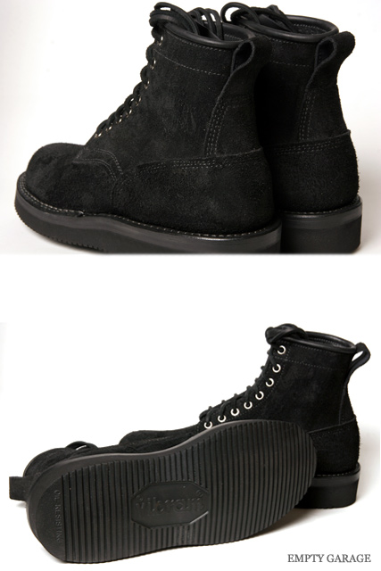 WHITE'S BOOTS NORTHWEST Black Rough Out Nickel Eyes ウエスコ