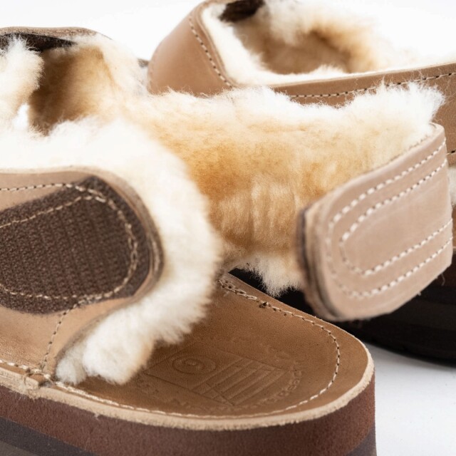 The Sandalman BSSB Sheep サンダルマン シープスキン サンダル EMPTYGARAGE