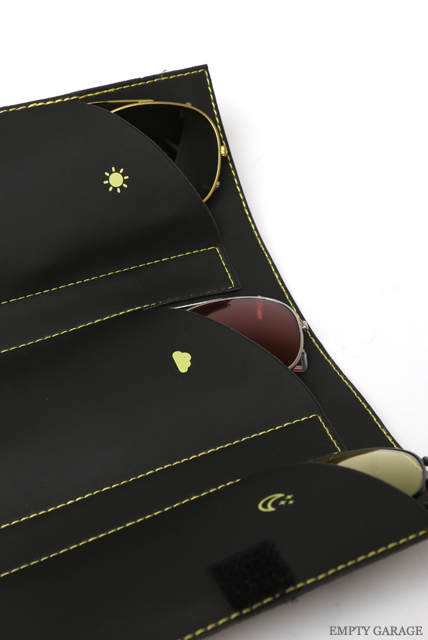 MOSCOT モスコット 100周年記念モデル "smart Drive Package" Silver/Yellow/Black Lenses
