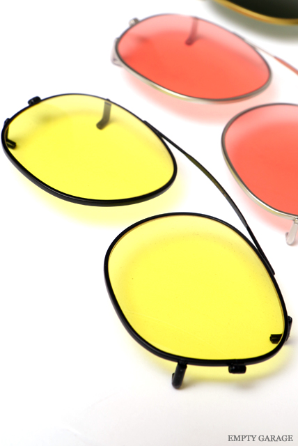 MOSCOT モスコット 100周年記念モデル "smart Drive Package" Silver/Yellow/Black Lenses