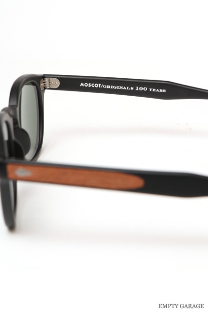 MOSCOT モスコット 100周年記念モデル LEMTOSH "Matte Black Wood" Polarized G15 Lenses
