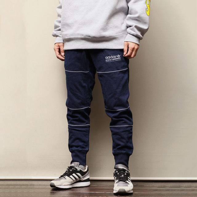 adidas ORIGINALS インディゴ染め KAVAL GRP スウェットパンツ
