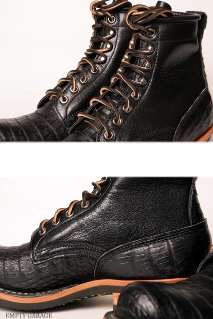 WHITE'S BOOTS ホワイツブーツ Smoke Jumper C461 Black Caiman ワニ革