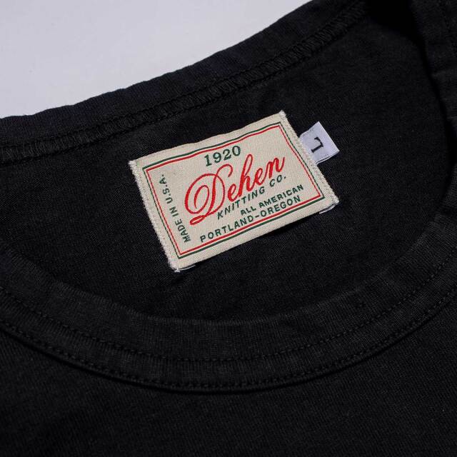 WESCO × DEHEN Super Wesco Vintage Logo Tee Black