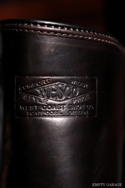 ［ウエスコ］ WESCO "2014 Limited Model" HORSEHIDE NARROW ENGINEER BOOTS"