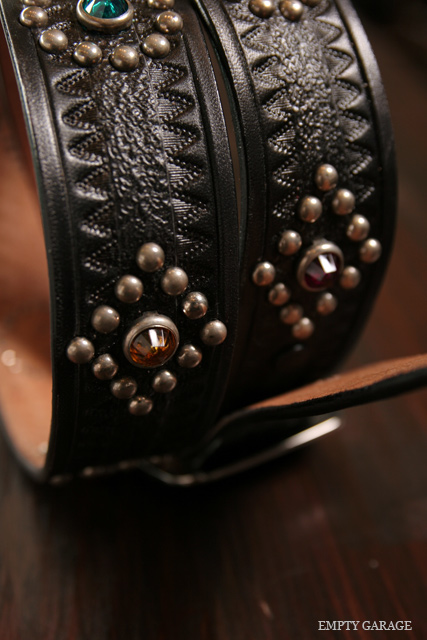 ROOSTERKING & CO. カービングスタッズベルト CARVING STUDS BELT