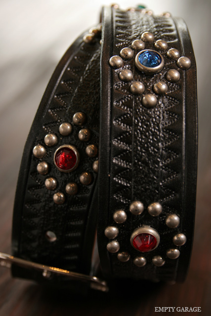 ROOSTERKING & CO. カービングスタッズベルト CARVING STUDS BELT