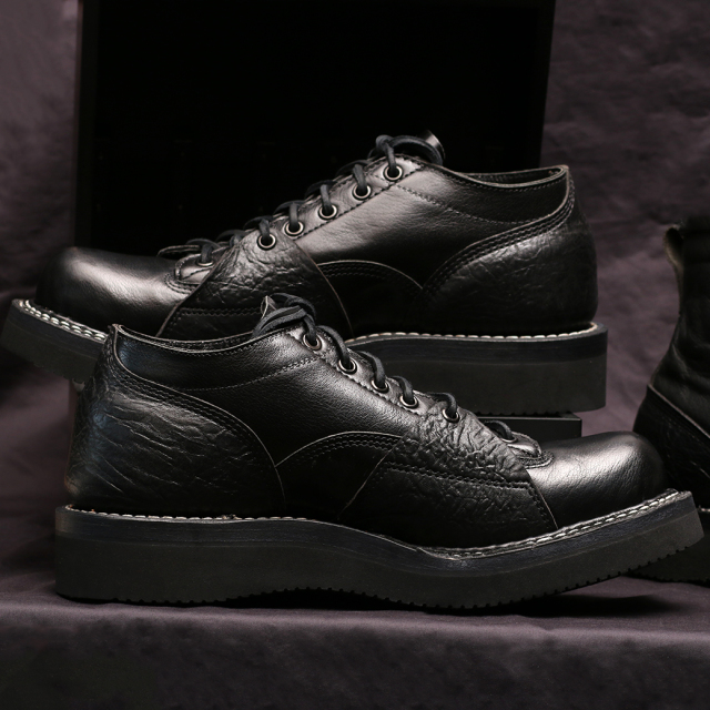 [ホワイツ] WHITE'S BOOTS Oxford C461 Last LTT BLK バッファロ/ブルハイド