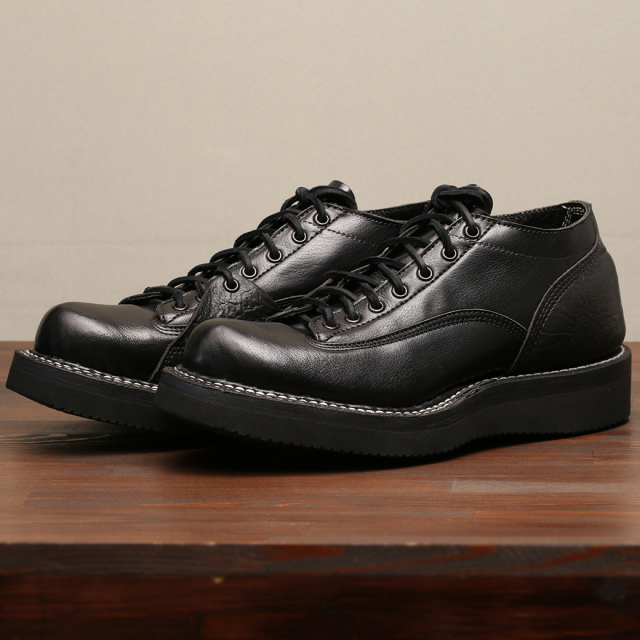 [ホワイツ] WHITE'S BOOTS Oxford C461 Last LTT BLK バッファロ/ブルハイド