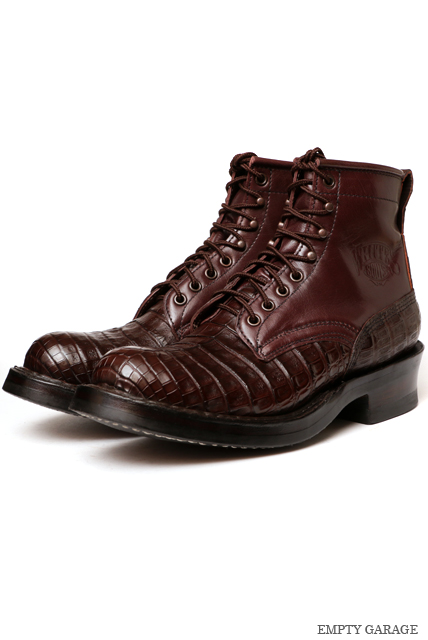 [ホワイツ] WHITE'S BOOTS　Classic Lace up Boot C461 Last Brown Caiman ［ワニ革］