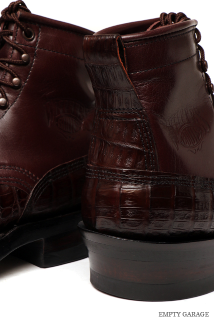 [ホワイツ] WHITE'S BOOTS　Classic Lace up Boot C461 Last Brown Caiman ［ワニ革］