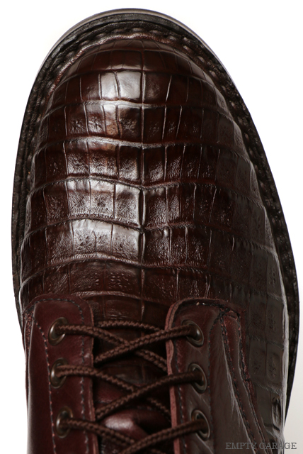 [ホワイツ] WHITE'S BOOTS　Classic Lace up Boot C461 Last Brown Caiman ［ワニ革］