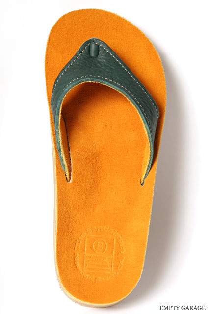 The Sandalman　501Narrow　Green Bullhide/Gold Suede