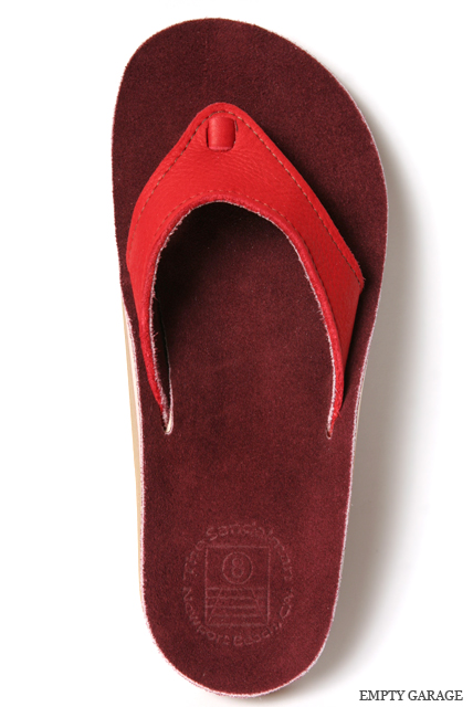 The Sandalman　501Narrow　Red Bullhide/Burgandy Suede