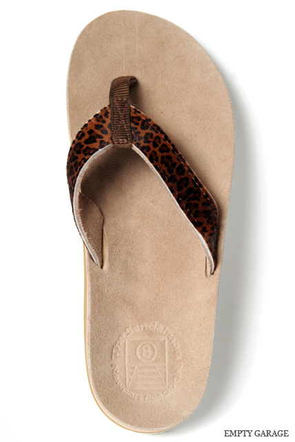 The Sandalman　301　Leopard/Sand Beige Suede