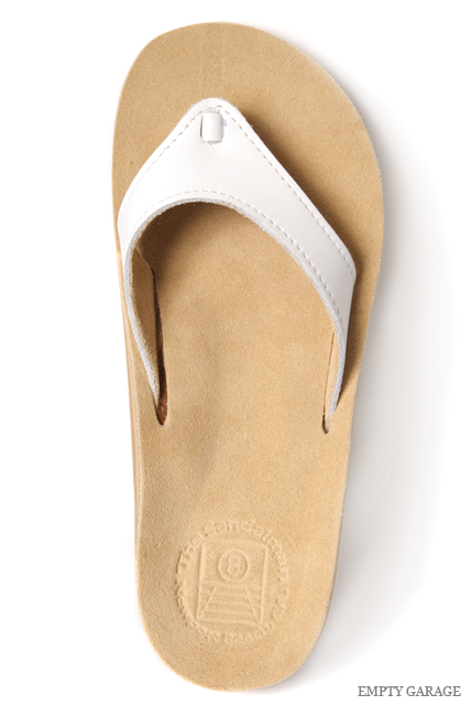 The Sandalman　501Narrow　White Bullhide/Sand Beige Suede