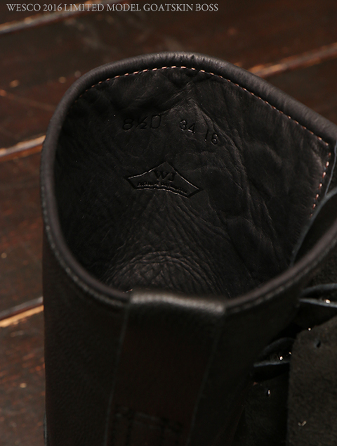 WESCO 2016 LIMITED MODEL GOATSKIN BOSS （限定ゴートスキン/インディアンロゴ）