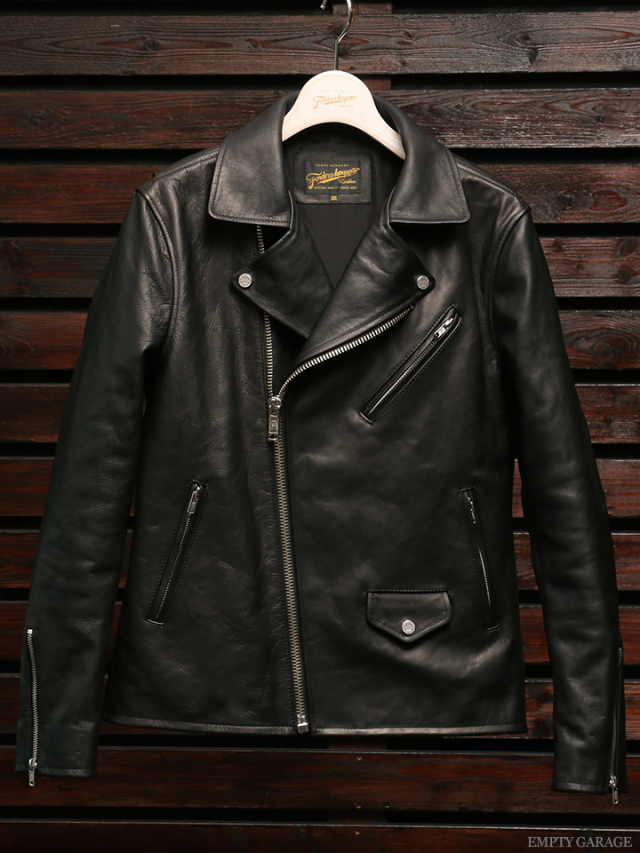 EMPTY GARAGE別注　FindersKeepers FK-RIDERS NYC JACKET Black HORSEHIDE