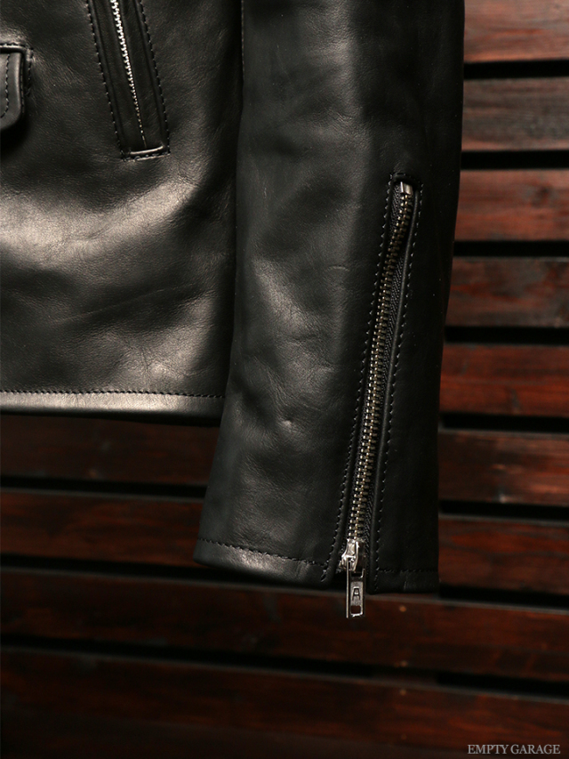 EMPTY GARAGE別注　FindersKeepers FK-RIDERS NYC JACKET Black HORSEHIDE