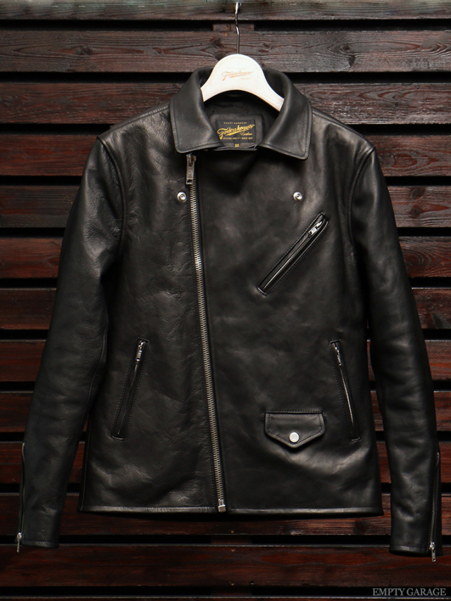 EMPTY GARAGE別注　FindersKeepers FK-RIDERS NYC JACKET Black HORSEHIDE