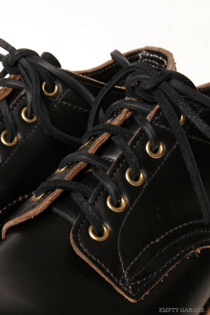 ［ハソーン］ Hathorn オックスフォード Black Chrome Excel Leather #2021BLK