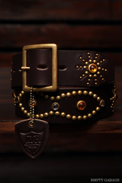 HTC BELT #53 NO PATCH 1.75" Brown x Brass x Stone