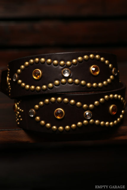 HTC BELT #53 NO PATCH 1.75 Brown x Brass x Stone (size 38