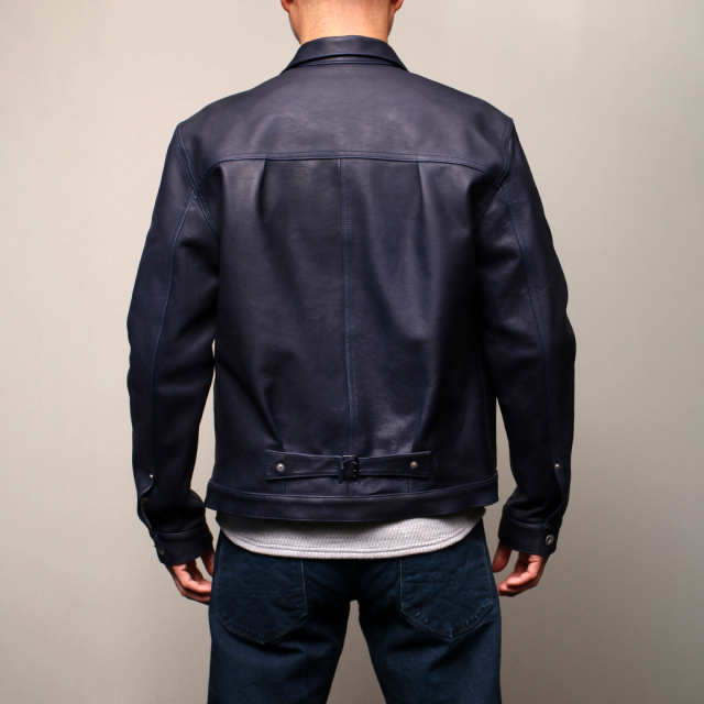 FindersKeepers x Yutaka Fujihara (BerBerJin) FK-TYPE ONE 1941 T-BACK Navy HORSEHIDE