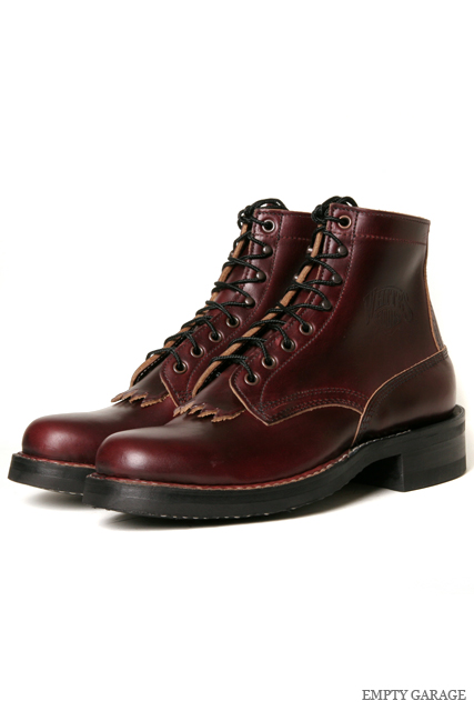 ［ホワイツ］ WHITE'S BOOTS SMOKE JUMPER 6丈　バーガンディー・クロムエキセル　セミドレスラスト ［BLOCK HEEL］