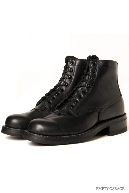 ［ホワイツ］ WHITE'S BOOTS SMOKE JUMPER 6丈　ブラックフレンチカーフ　セミドレスラスト ［BLOCK HEEL］