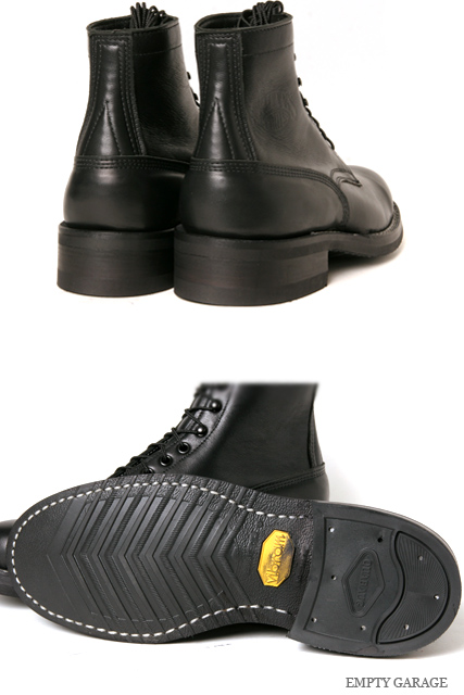 ［ホワイツ］ WHITE'S BOOTS SMOKE JUMPER 6丈　ブラックフレンチカーフ　セミドレスラスト ［BLOCK HEEL］