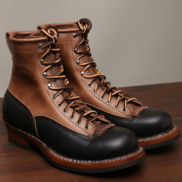 [ホワイツ] WHITE'S BOOTS Smoke Jumper LTT Black x Natural Chromexcel
