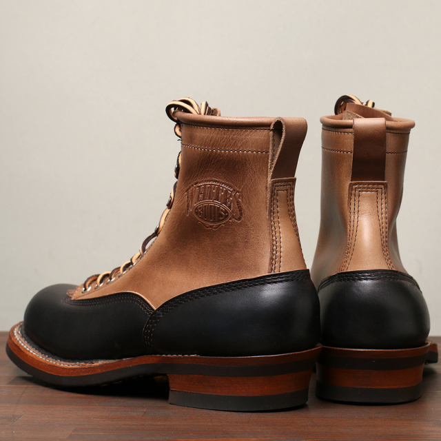 [ホワイツ] WHITE'S BOOTS Smoke Jumper LTT Black x Natural Chromexcel