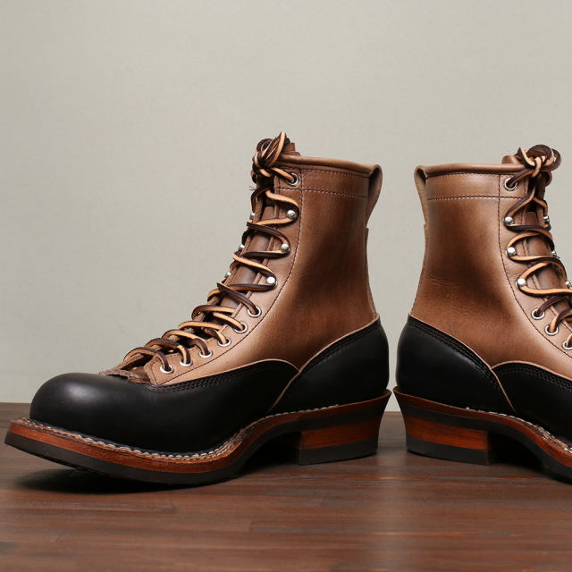 [ホワイツ] WHITE'S BOOTS Smoke Jumper LTT Black x Natural Chromexcel