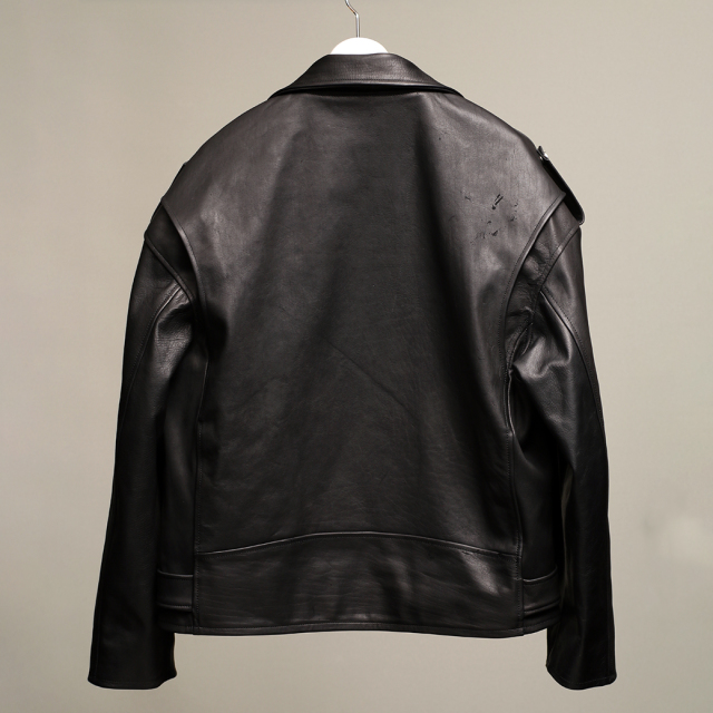 EMPTY GARAGE 限定販売 FindersKeepers FK-RIDERS NYC JACKET 4th Black Cowhide / Horsehide