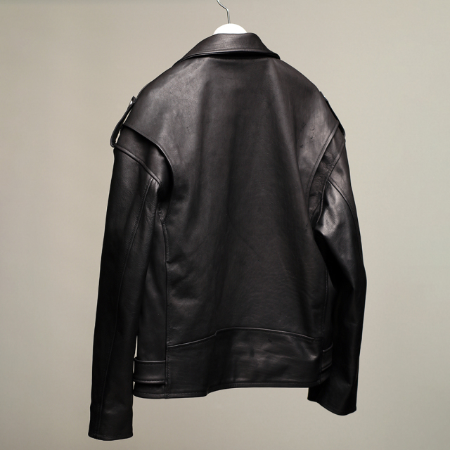 EMPTY GARAGE 限定販売 FindersKeepers FK-RIDERS NYC JACKET 4th Black Cowhide / Horsehide