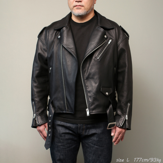 FindersKeepers FK-RIDERS NYC JACKET 4th Black Horsehide