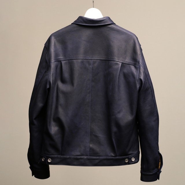FindersKeepers x Yutaka Fujihara (BerBerJin) FK-TYPE TWO 1955 T-BACK Navy HORSEHIDE