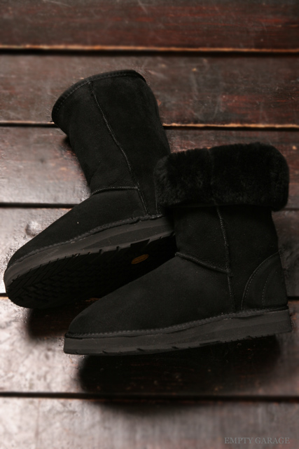 ［サンダルマン］ The Sandalman  SNUG BOOT BLK (R) vibram sole