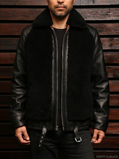 FindersKeepers FK-GRIZZLY JACKET BLACK HORSEHIDE x SHEEPSKIN