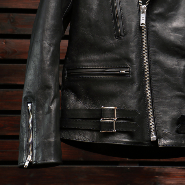 FindersKeepers FK-W.RIDERS JACKET U.K. STYLE BLACK HORSEHIDE