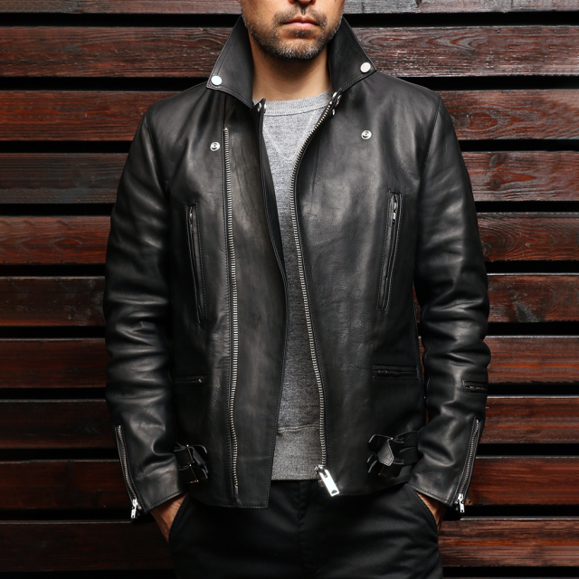 FindersKeepers FK-W.RIDERS JACKET U.K. STYLE BLACK HORSEHIDE