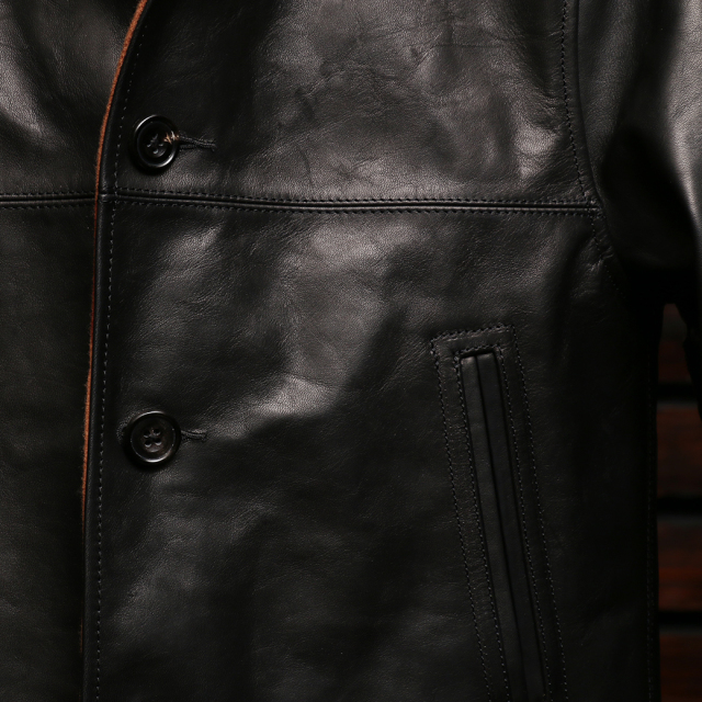 FindersKeepers FK-CAR COAT LONG Ver. 2ND Vegitable Tanning Hosehide