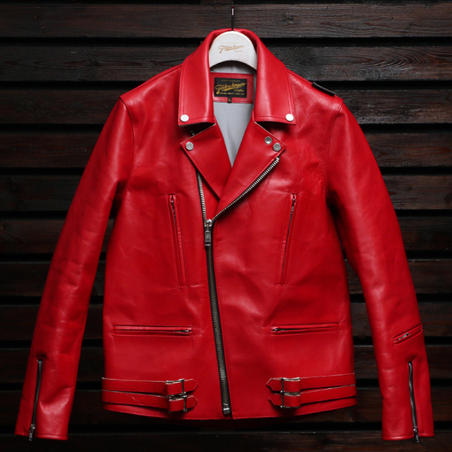 FindersKeepers FK-W.RIDERS JACKET U.K. STYLE RED HORSEHIDE