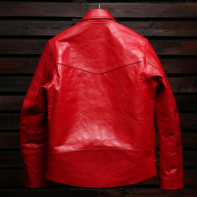 FindersKeepers FK-W.RIDERS JACKET U.K. STYLE RED HORSEHIDE