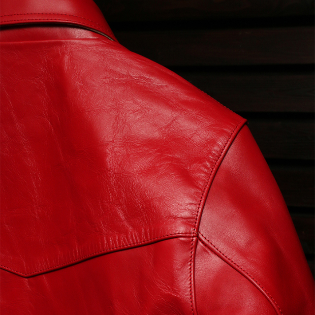 FindersKeepers FK-W.RIDERS JACKET U.K. STYLE RED HORSEHIDE